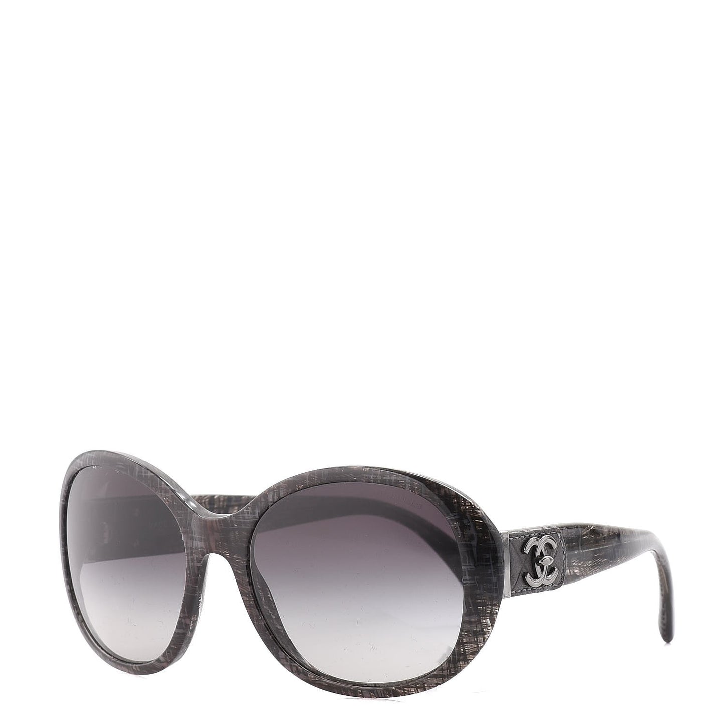 CC Tweed Turnlock Sunglasses 5235-Q Black