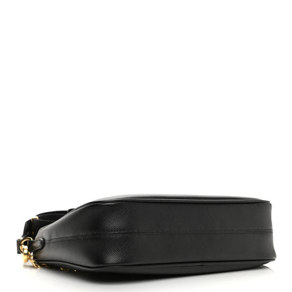 Prada Saffiano Lux Re-Edition 2005 Shoulder Bag Black 4 of 10