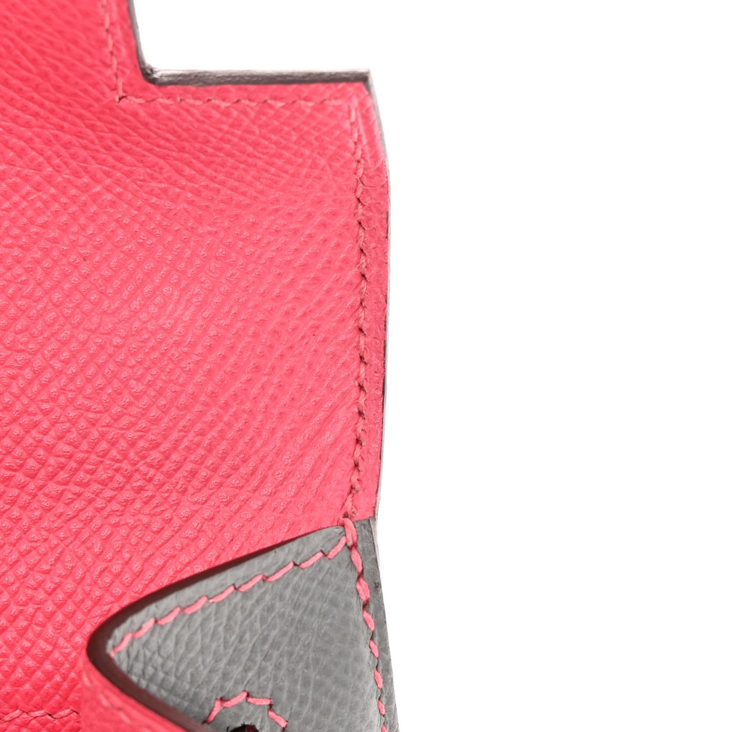 Epsom Horseshoe Kelly Sellier 28 Rose Azalee Gris Mouette
