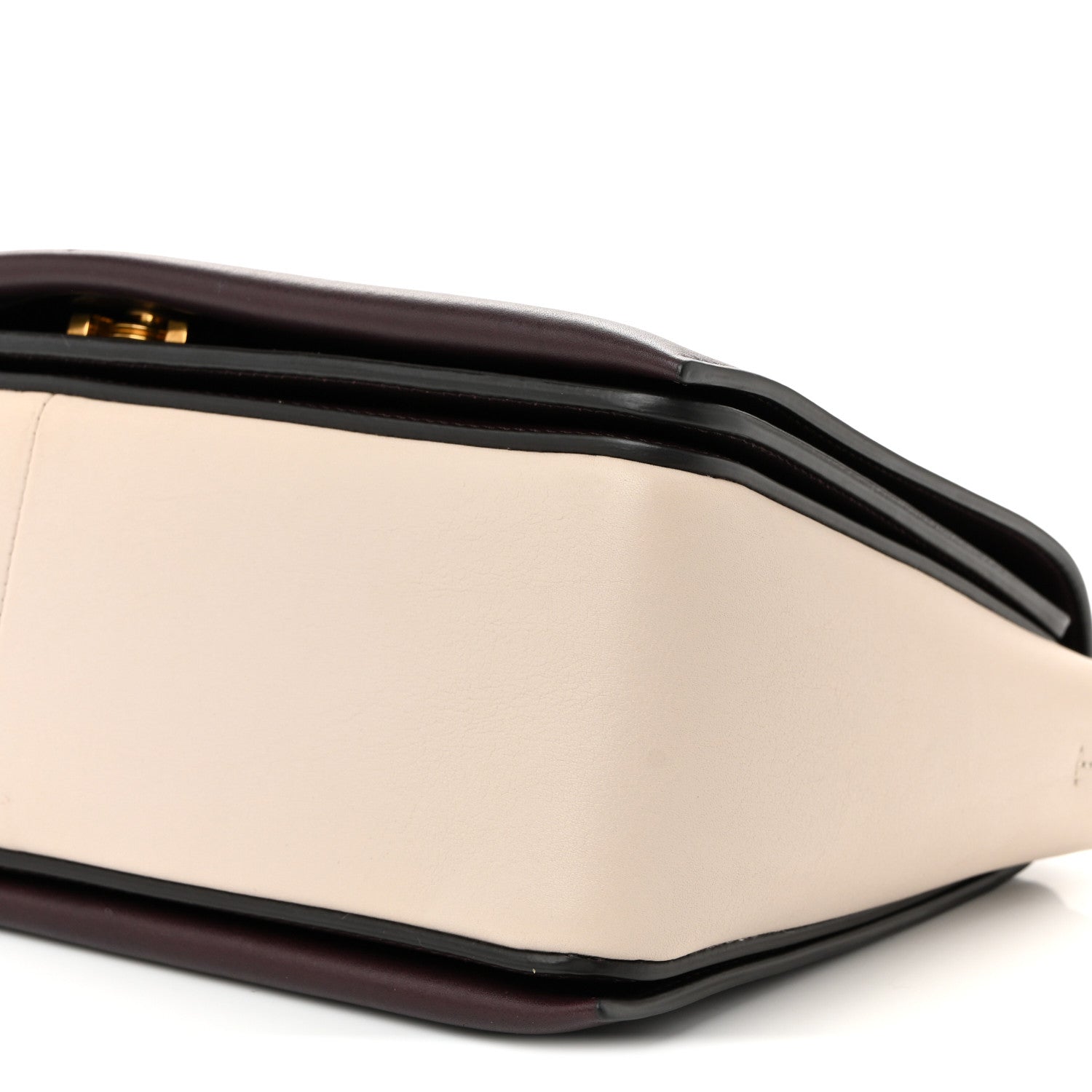 Celine Shiny Smooth Calfskin Medium Frame Shoulder Bag Velvet Desert 10 of 10