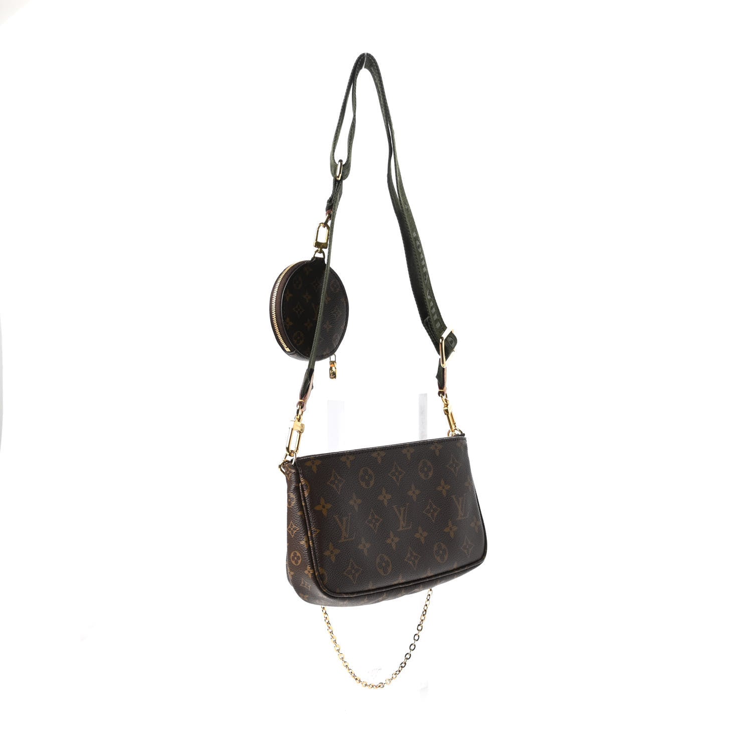 Louis Vuitton Monogram Multi Pochette Accessories Kaki 3 of 12