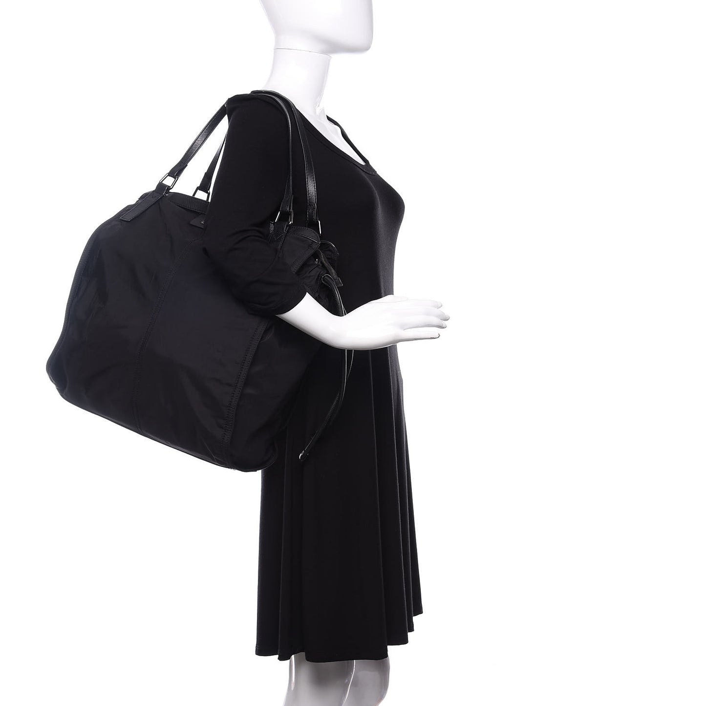 Nylon Buckleigh Packable Tote Black
