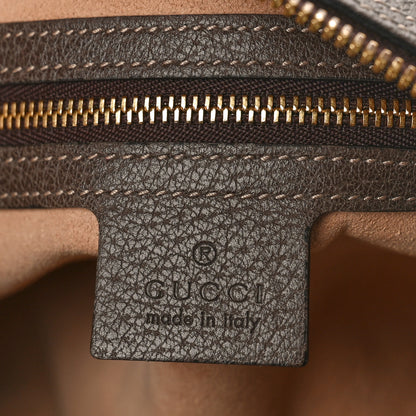 Gucci GG Supreme Monogram Web Small Ophidia Shoulder Bag Brown 6 of 10