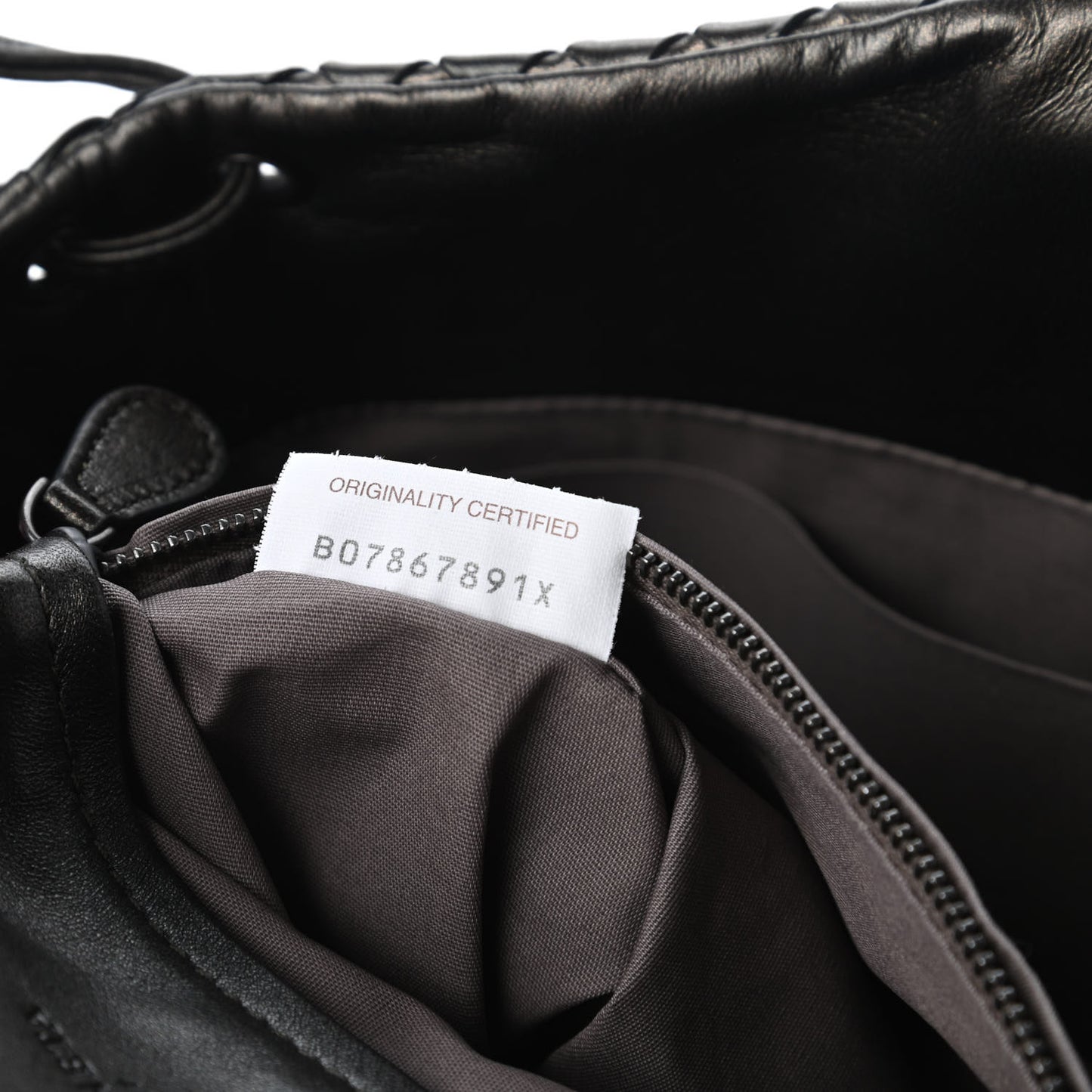 Metallic Nappa Intrecciato Crossbody Flap Bag Steel