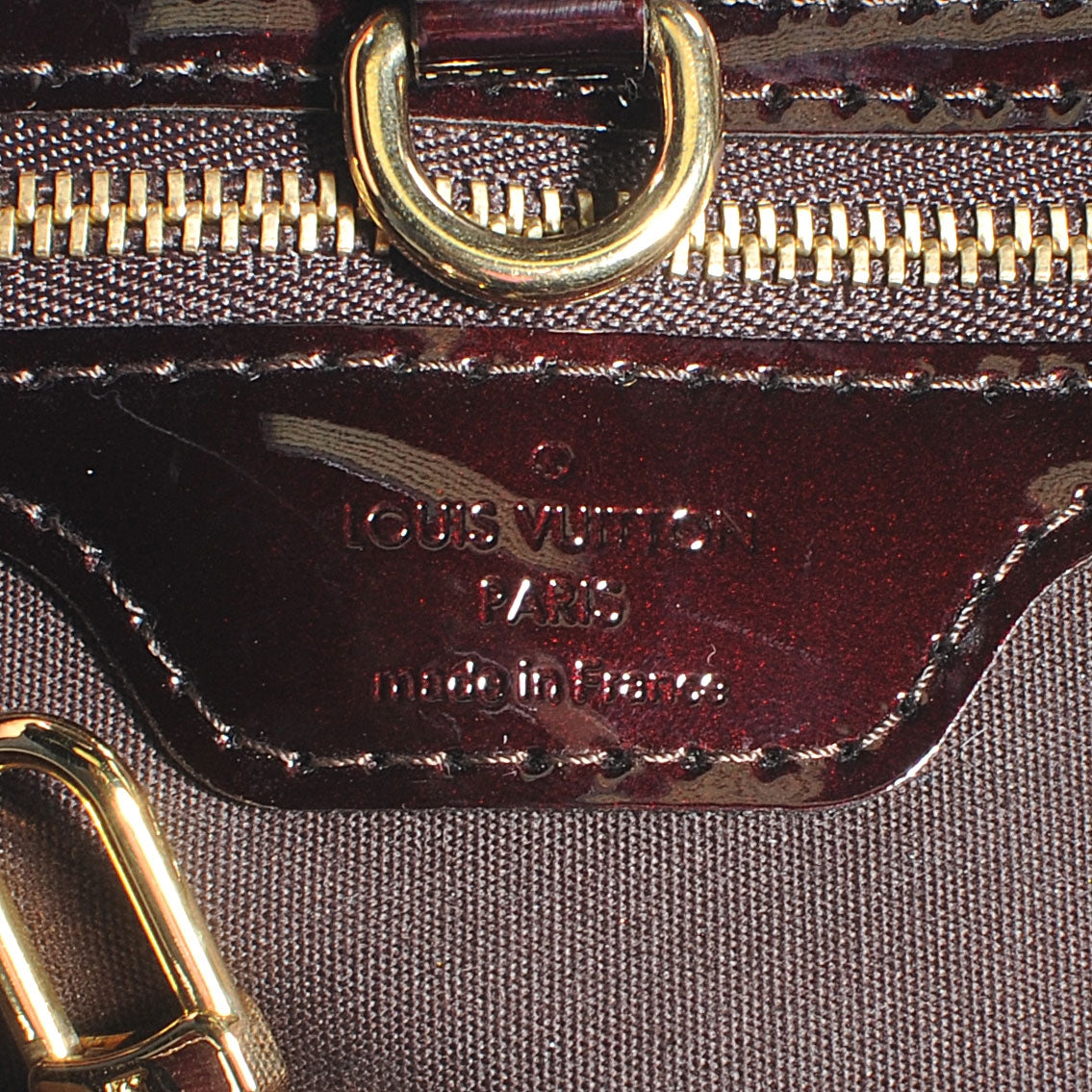 Louis Vuitton Vernis Wilshire PM Amarante 6 of 7