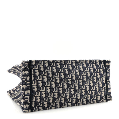 Christian Dior Oblique Medium Book Tote Blue Multicolor 4 of 9