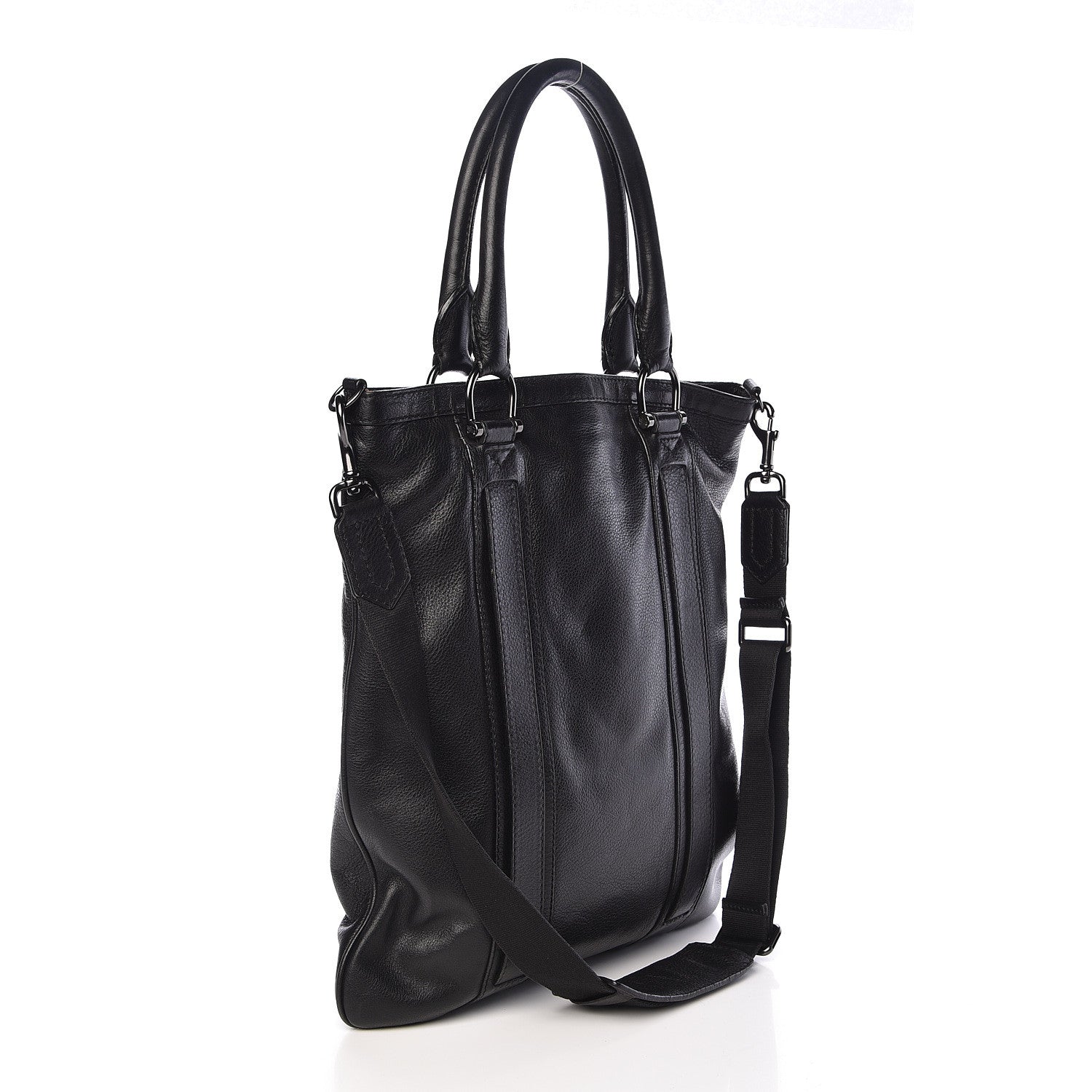 Burberry Grainy Calfskin Tote Black 4 of 17
