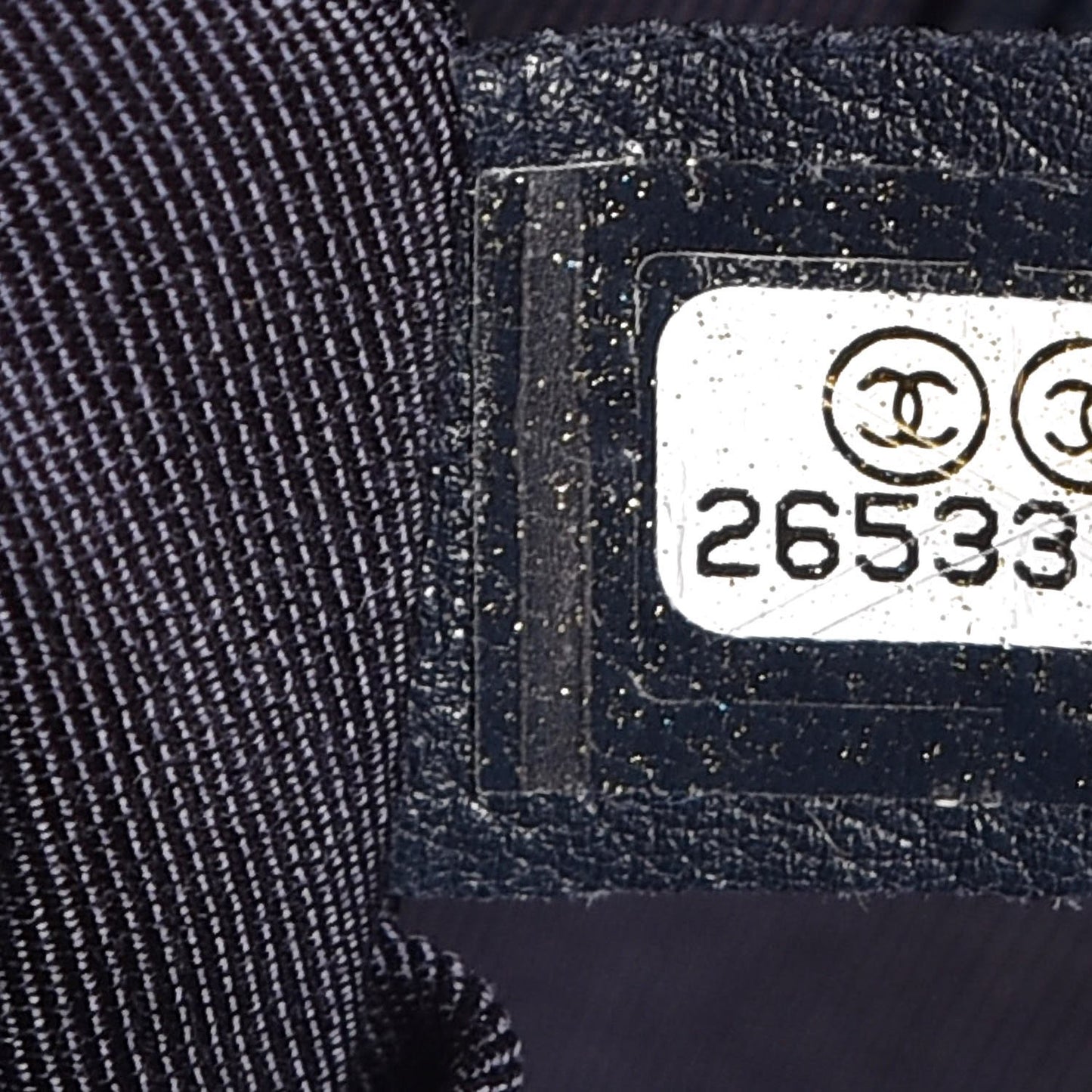 Calfskin Quilted Waist Bag Navy