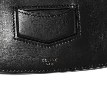 Celine Satin Calfskin Medium Trotteur Black 7 of 11