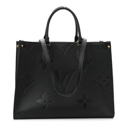 Louis Vuitton Empreinte Monogram Giant Onthego MM Black 1 of 9