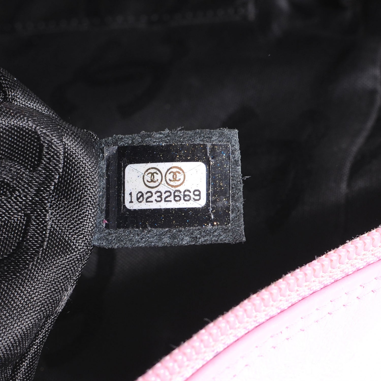 Chanel Calfskin Quilted Large Cambon Bowler Pink Black 7 of 8