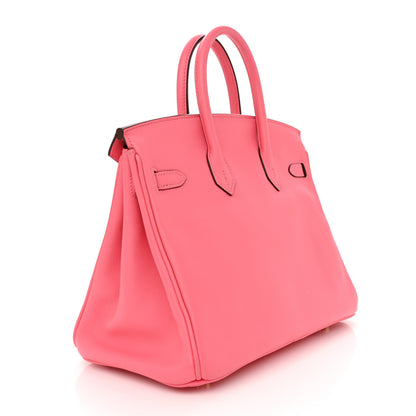 Hermes Swift Birkin 25 Rose Azalee 3 of 11