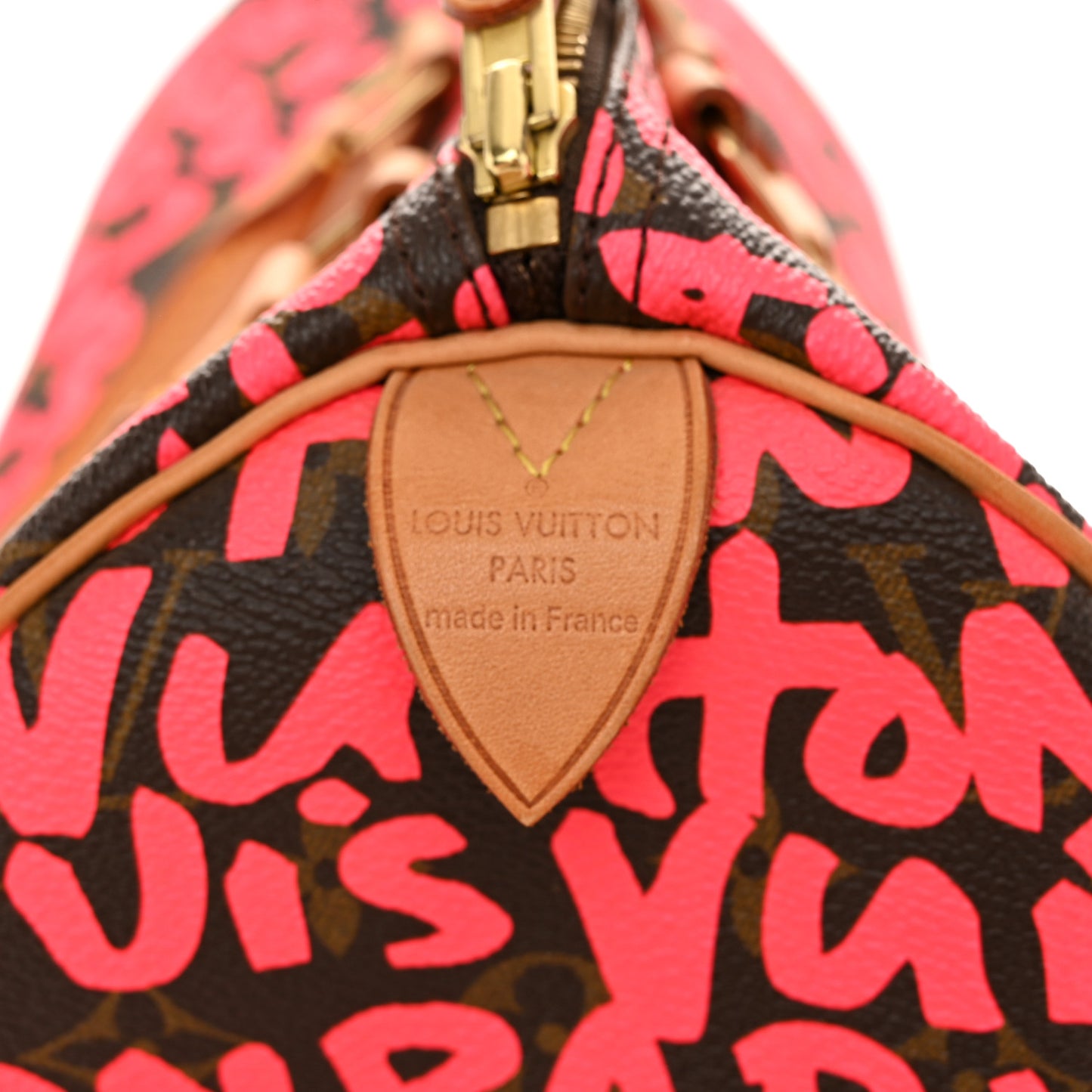 Monogram Graffiti Speedy 30 Fuchsia