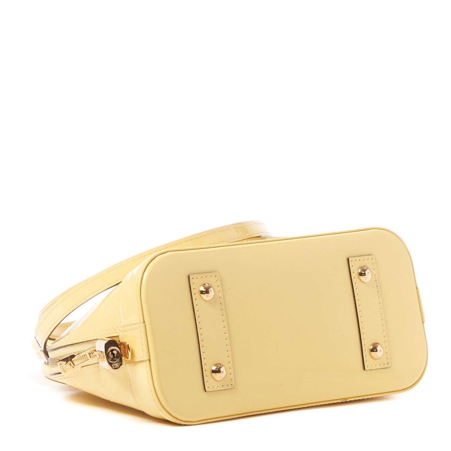Louis Vuitton Vernis Alma BB Citrine 4 of 8