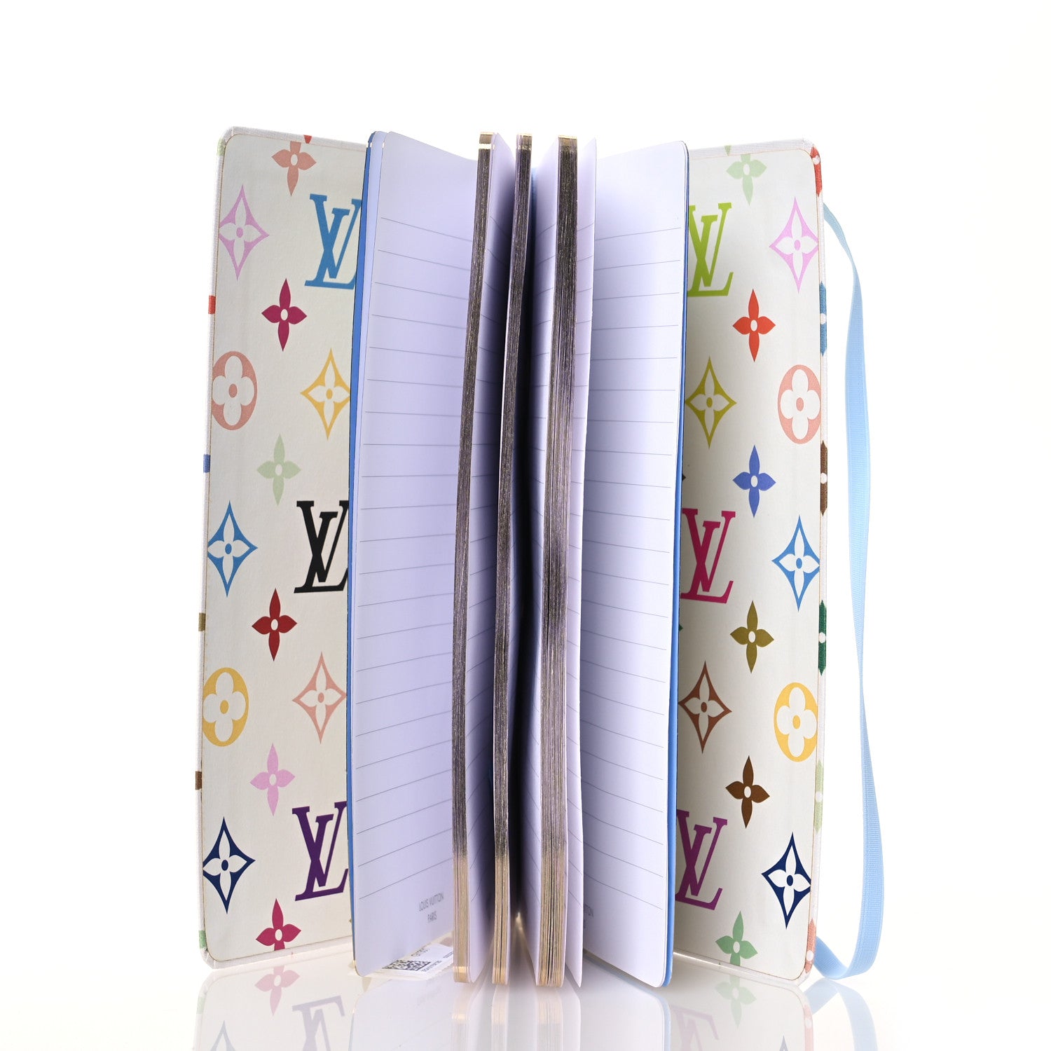 Louis Vuitton LV x TM Monogram Multicolor Jane Notebook MM White 5 of 9
