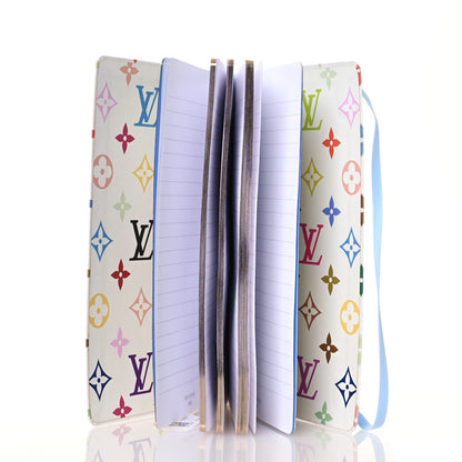 Louis Vuitton LV x TM Monogram Multicolor Jane Notebook MM White 5 of 9