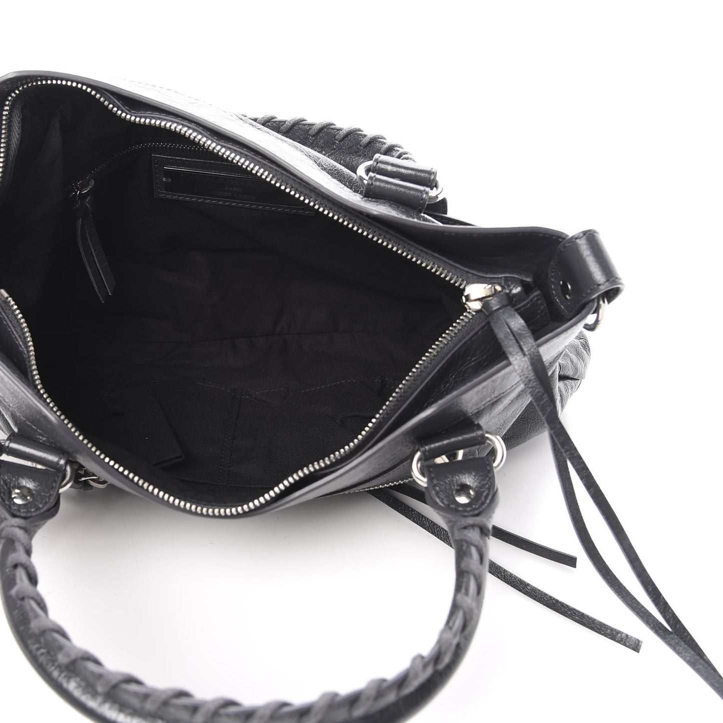 Agneau Classic Silver Hardware First Gris Fossile