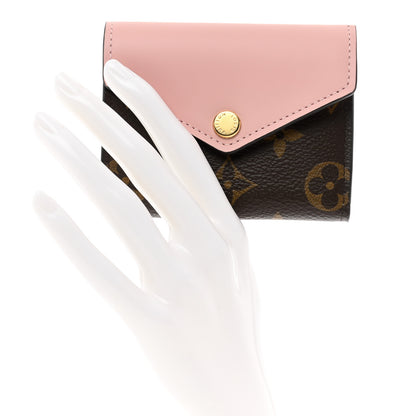 Louis Vuitton Monogram Zoe Wallet Rose Ballerine 2 of 7