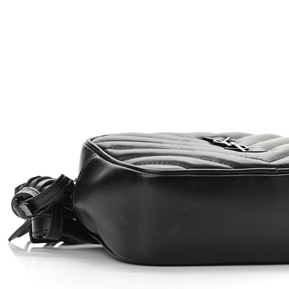 Saint Laurent Calfskin Matelasse Monogram Lou Belt Bag Black 7 of 8