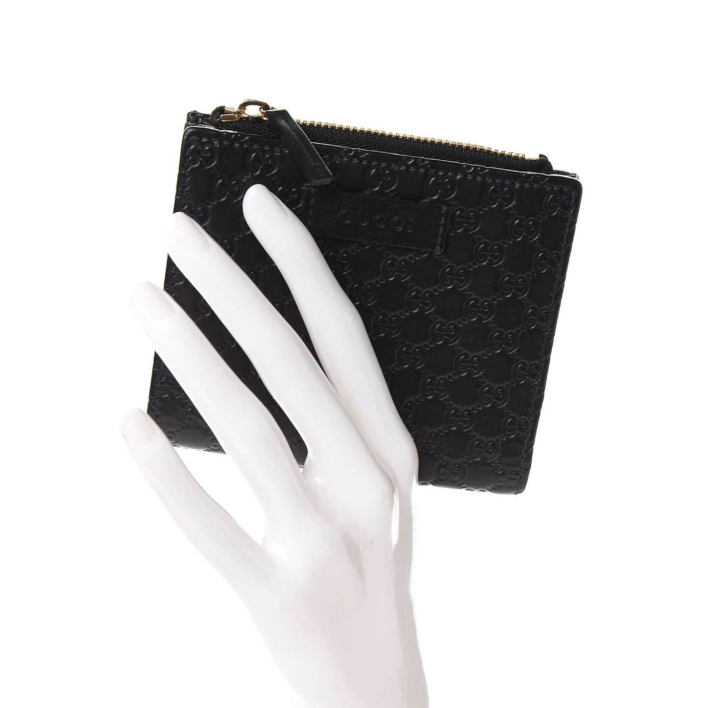 Soft Microguccissima Bi-Fold Wallet Black