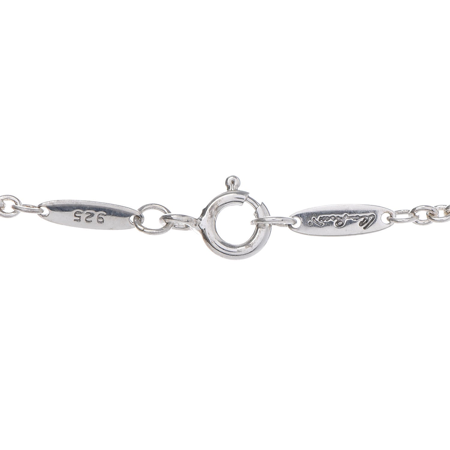 Tiffany Sterling Silver Pearl 9-9.5mm Elsa Peretti Open Heart Lariat Necklace 5 of 6