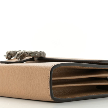 Gucci Dollar Calfskin Crystal Mini Dionysus Chain Wallet Natural Tan Black Diamond 9 of 9