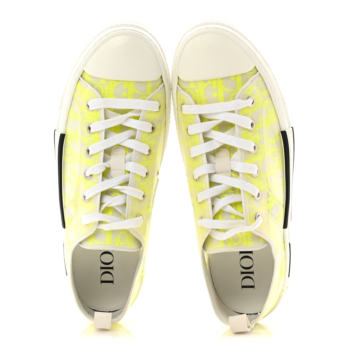Technical Canvas Oblique Mens B23 Low Top Sneaker 43 Yellow