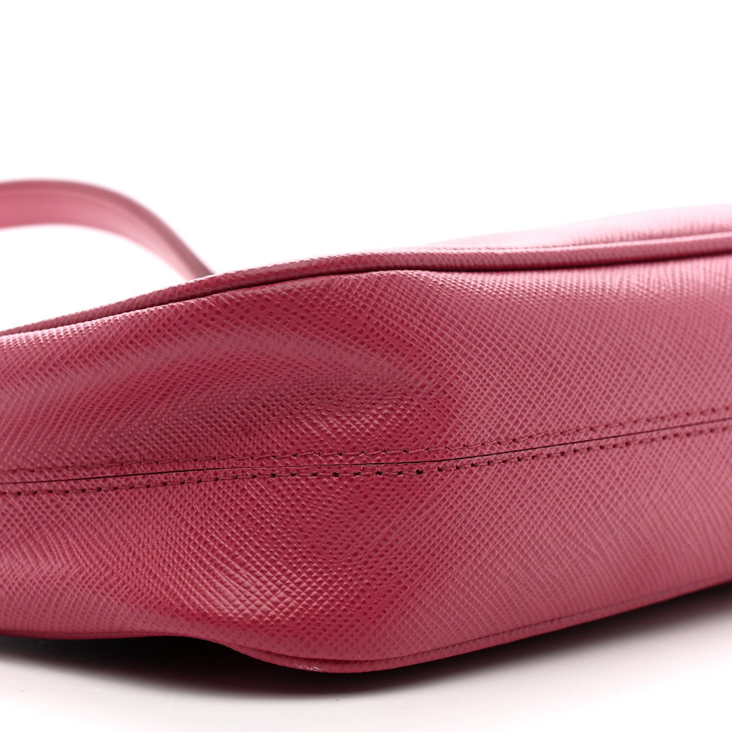 Prada Saffiano Lux Mini Re-Edition Shoulder Bag Bruyere 10 of 14