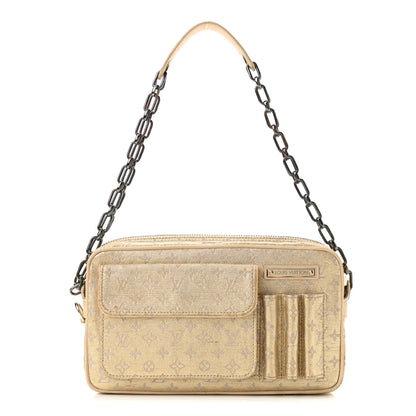 Louis Vuitton Mini Lin Shine McKenna Camera Bag Gold 1 of 12