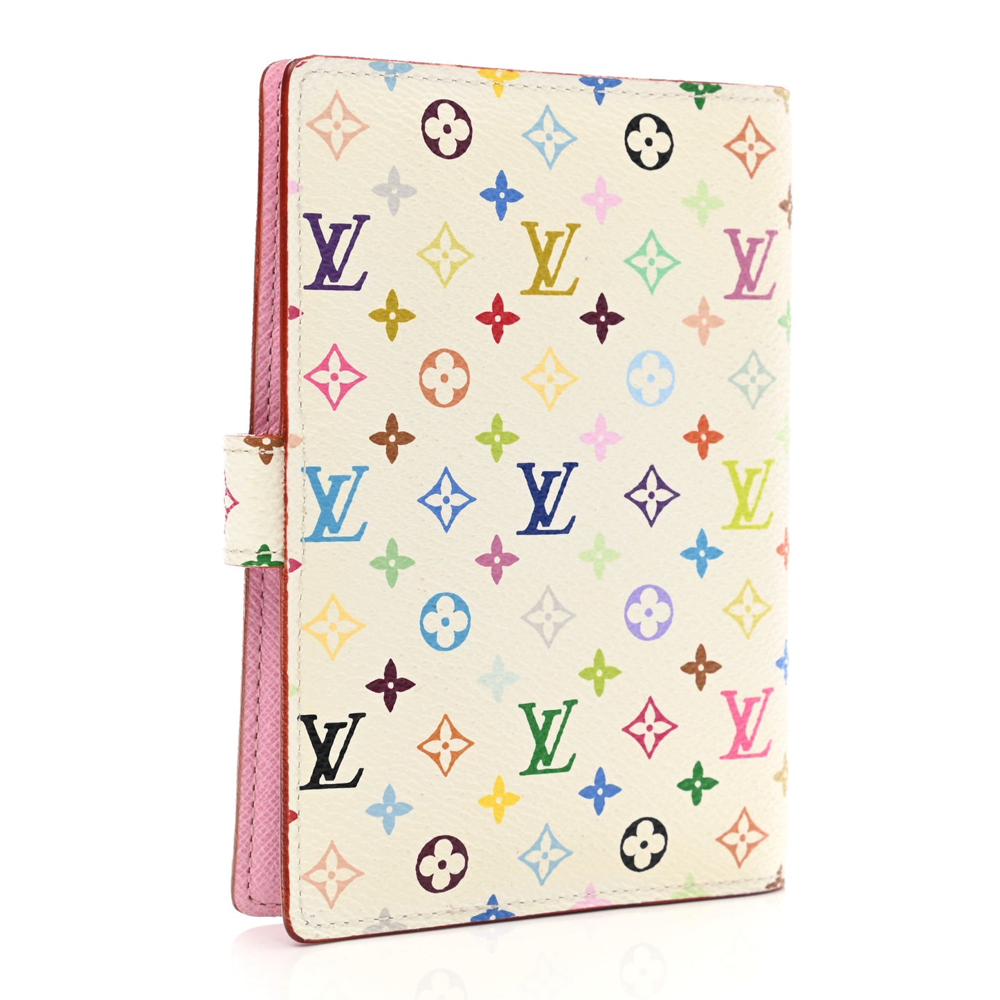 Monogram Multicolor Small Ring Agenda Cover White Litchi