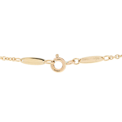 Tiffany 18K Yellow Gold Freshwater Cultured Pearl Elsa Peretti Mesh Fringe Pendant Necklace 5 of 5