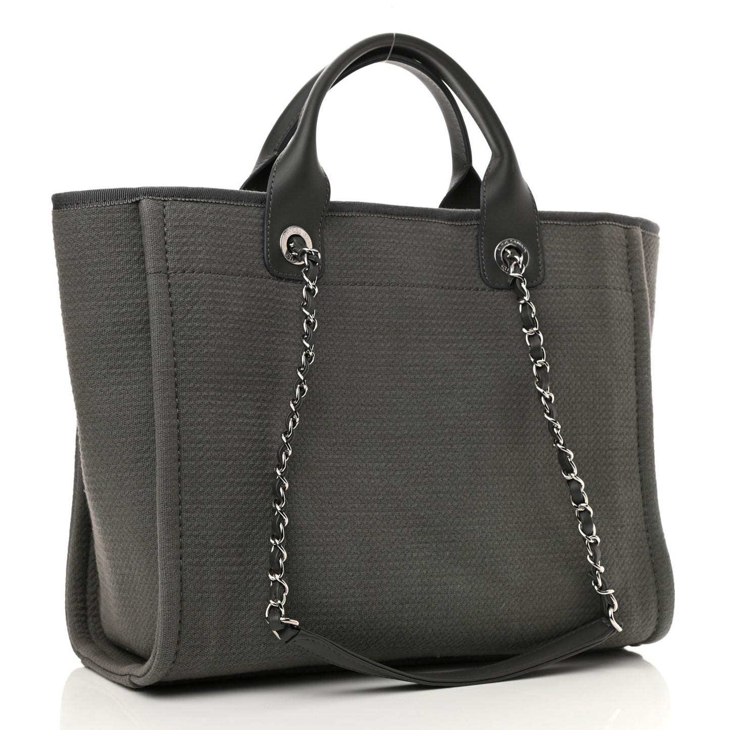 Mixed Fibers Small Deauville Tote Grey