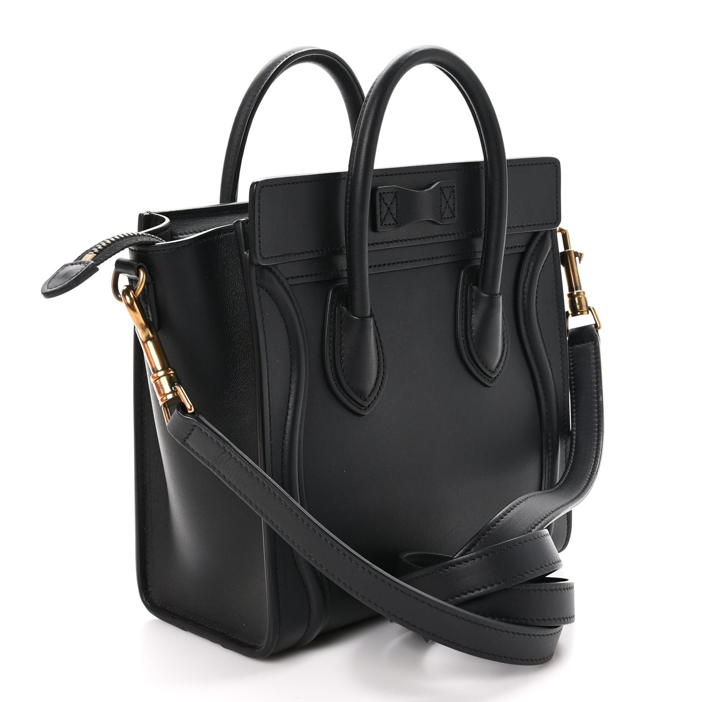 Smooth Calfskin Nano Luggage Black