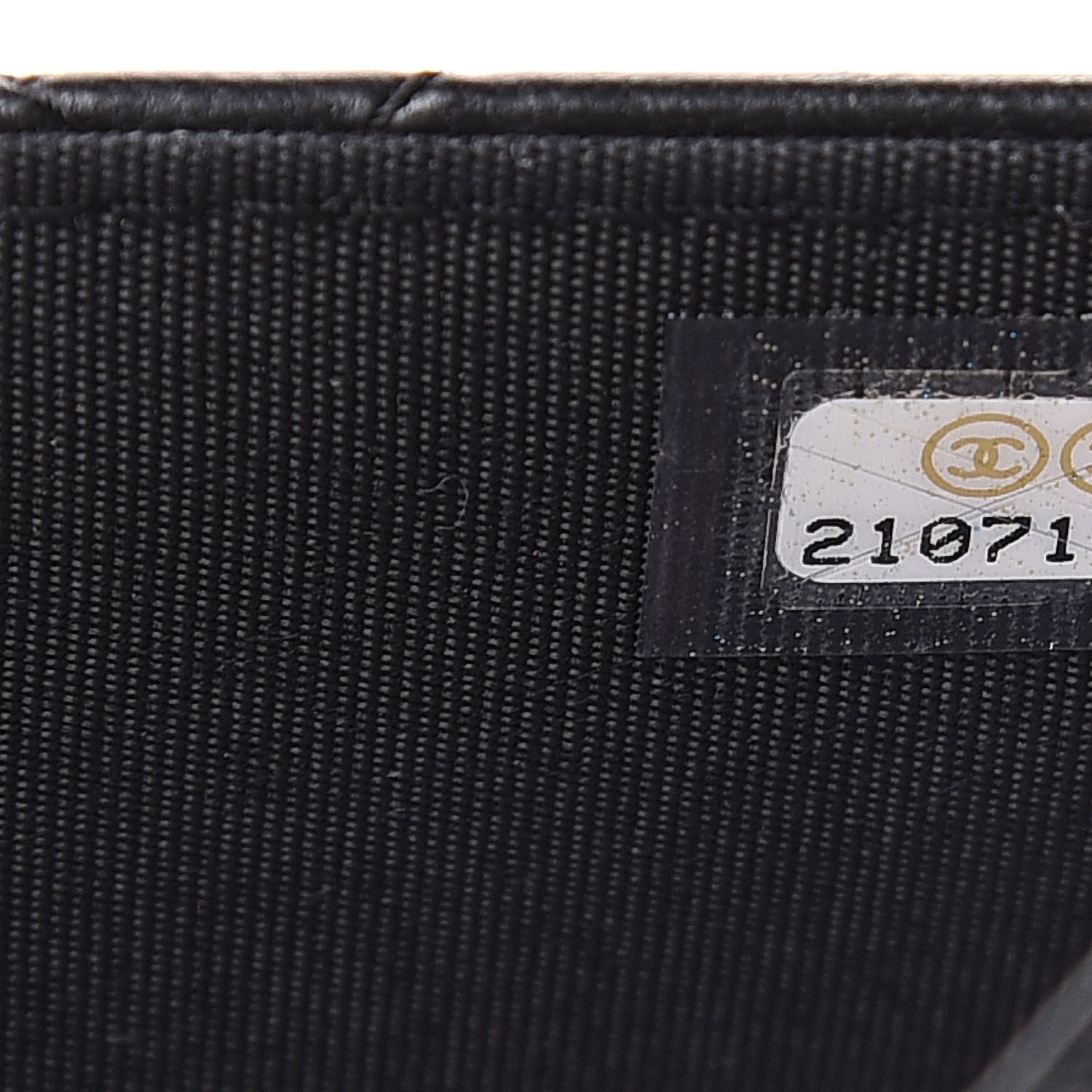 Chanel Lambskin Quilted Boy Wallet On Chain WOC Black 8 of 13