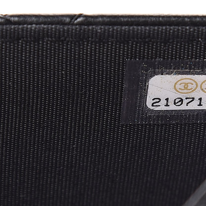 Chanel Lambskin Quilted Boy Wallet On Chain WOC Black 8 of 13