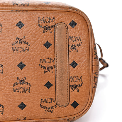 MCM Visetos Medium Liz Reversible Shopper Tote Cognac 24 of 31