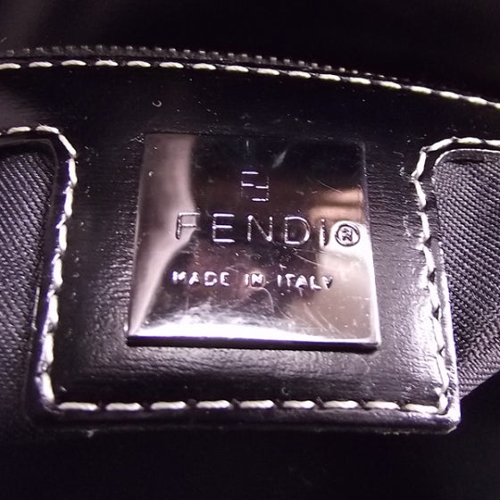 Leather Baguette Bag Black
