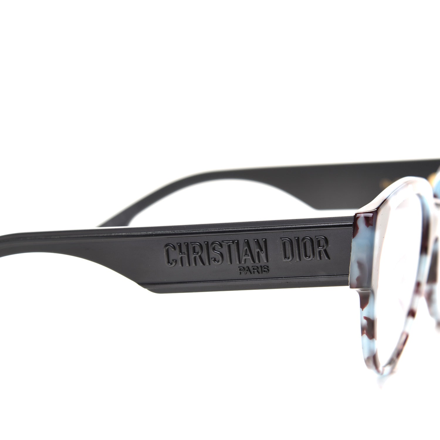 Christian Dior Acetate DiorID2 Sunglasses Blue Tortoise 4 of 7