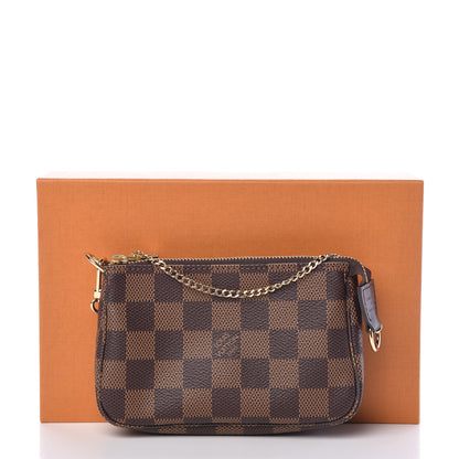 Louis Vuitton Damier Ebene Mini Pochette Accessories 8 of 8