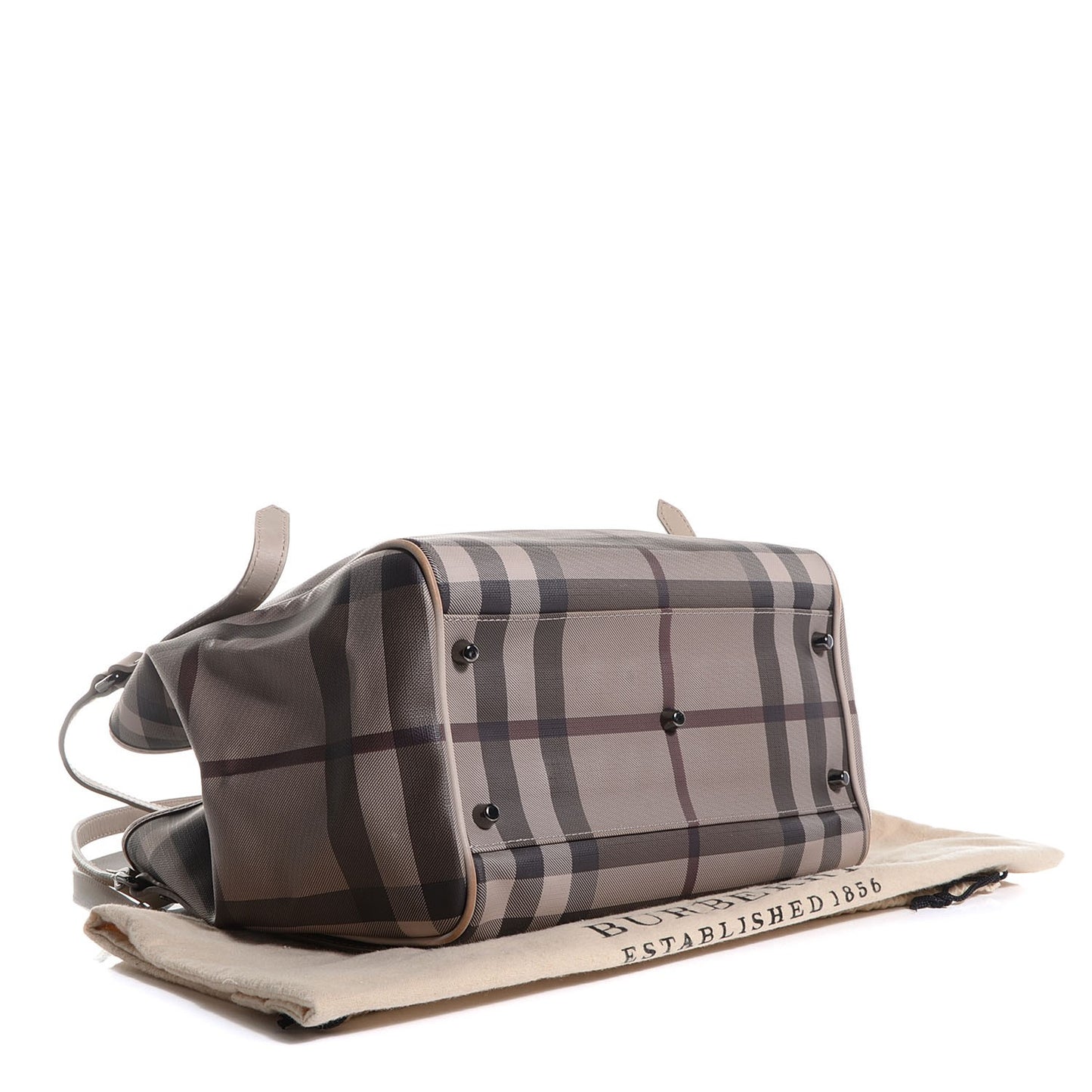 Smoked Check Small Canterbury Tote Trench