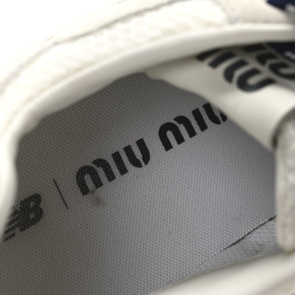 Miu Miu X NEW BALANCE Suede 530 SL Sneakers 39.5 White 8 of 10