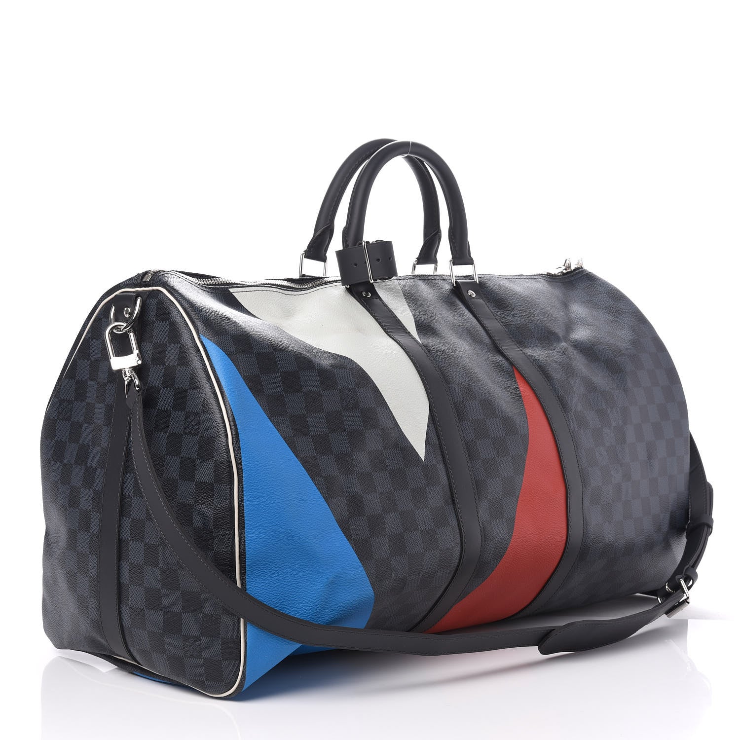 Louis Vuitton Damier Cobalt America's Cup Regatta Keepall Bandouliere 55 2 of 11