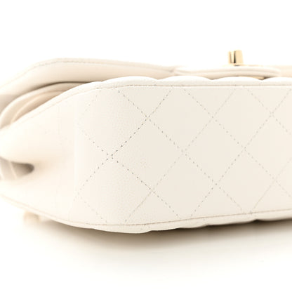 Chanel Caviar Quilted Small Double Flap White 9 of 11