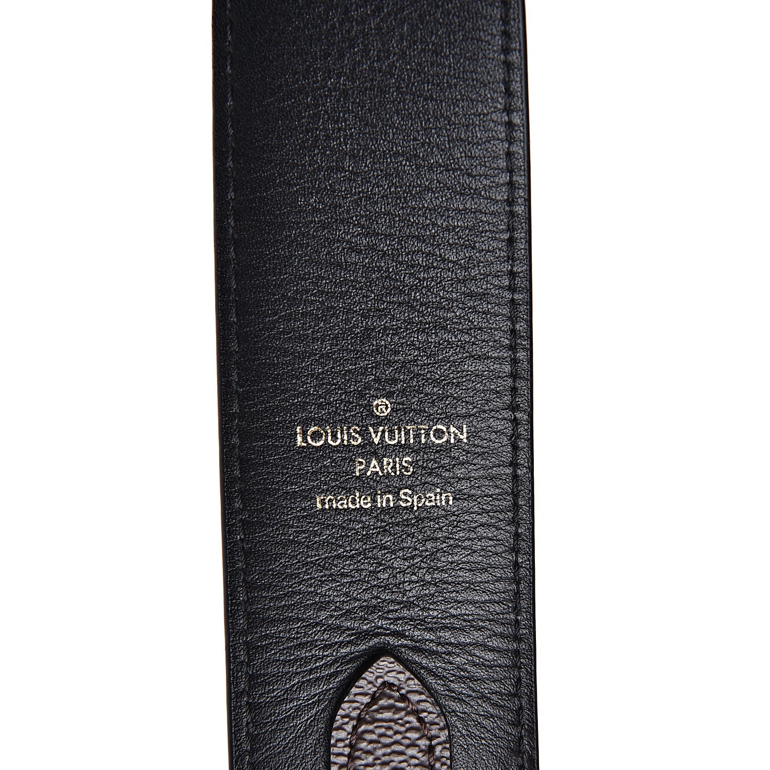 Louis Vuitton Monogram Bandouliere Shoulder Strap Black 3 of 4