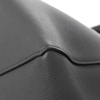 Celine Soft Grained Calfskin Small Belt Cabas Phantom Grey 9 of 13