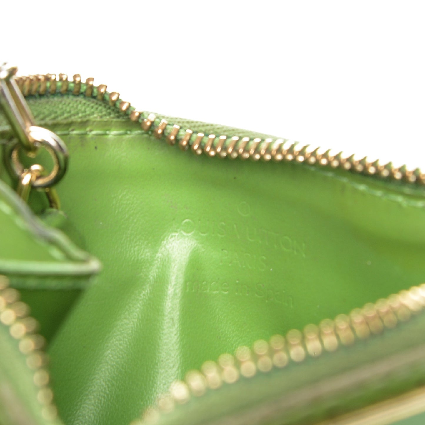 Vernis Key Pouch Vert Tonic