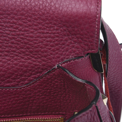 Valentino Garavani Pebbled Calfskin Joylock Flap Messenger Bag Camelia 12 of 13