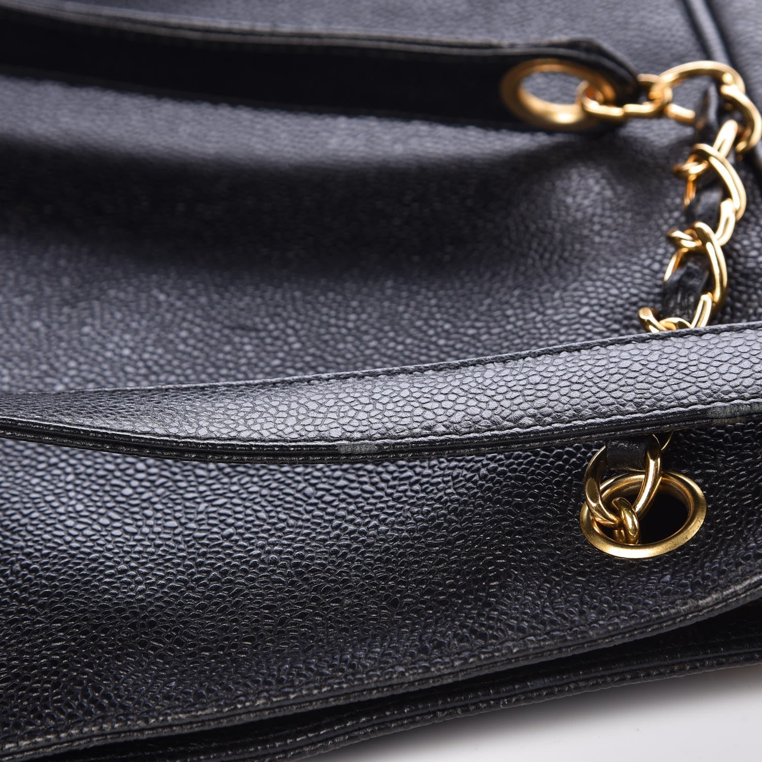 Chanel Caviar Shoulder Bag Black 9 of 35