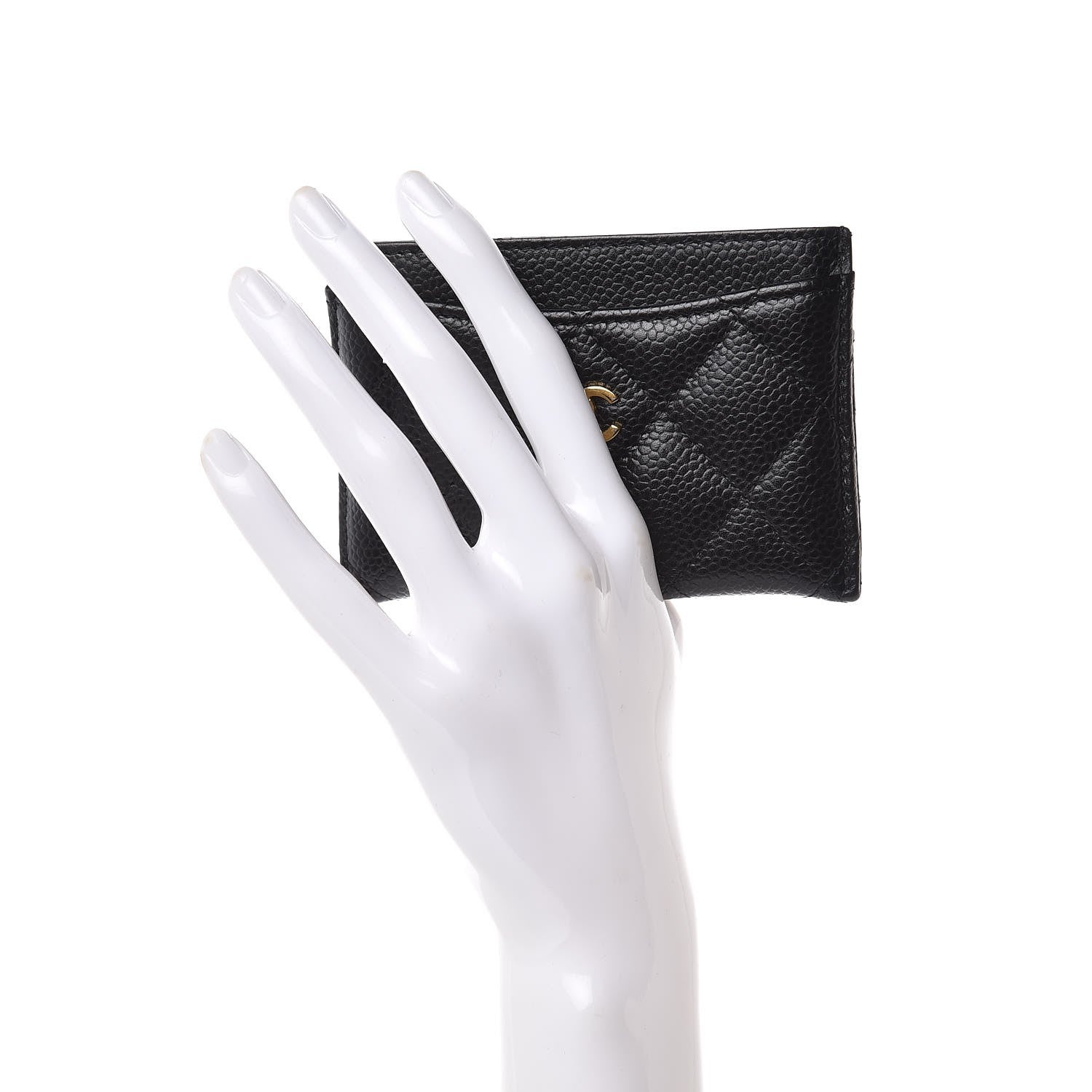 Chanel Caviar Quilted Card Holder Black 2 of 10