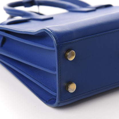 Saint Laurent Calfskin Nano Sac De Jour Royal Blue 6 of 11